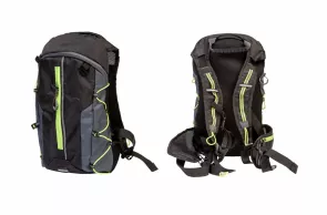Backpack QIJIAN BAGS B-300 44х26х9cm black-grey-green